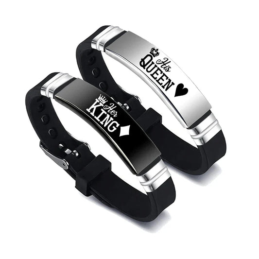 His Queen & Her King Couple Bracelets